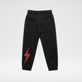 Crimson Spark Kids Track Pants – Black